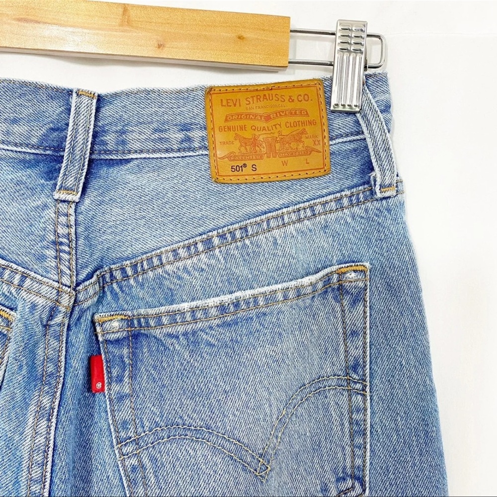 Levi 501 skinny jeans ripped - Picture 7 of 7